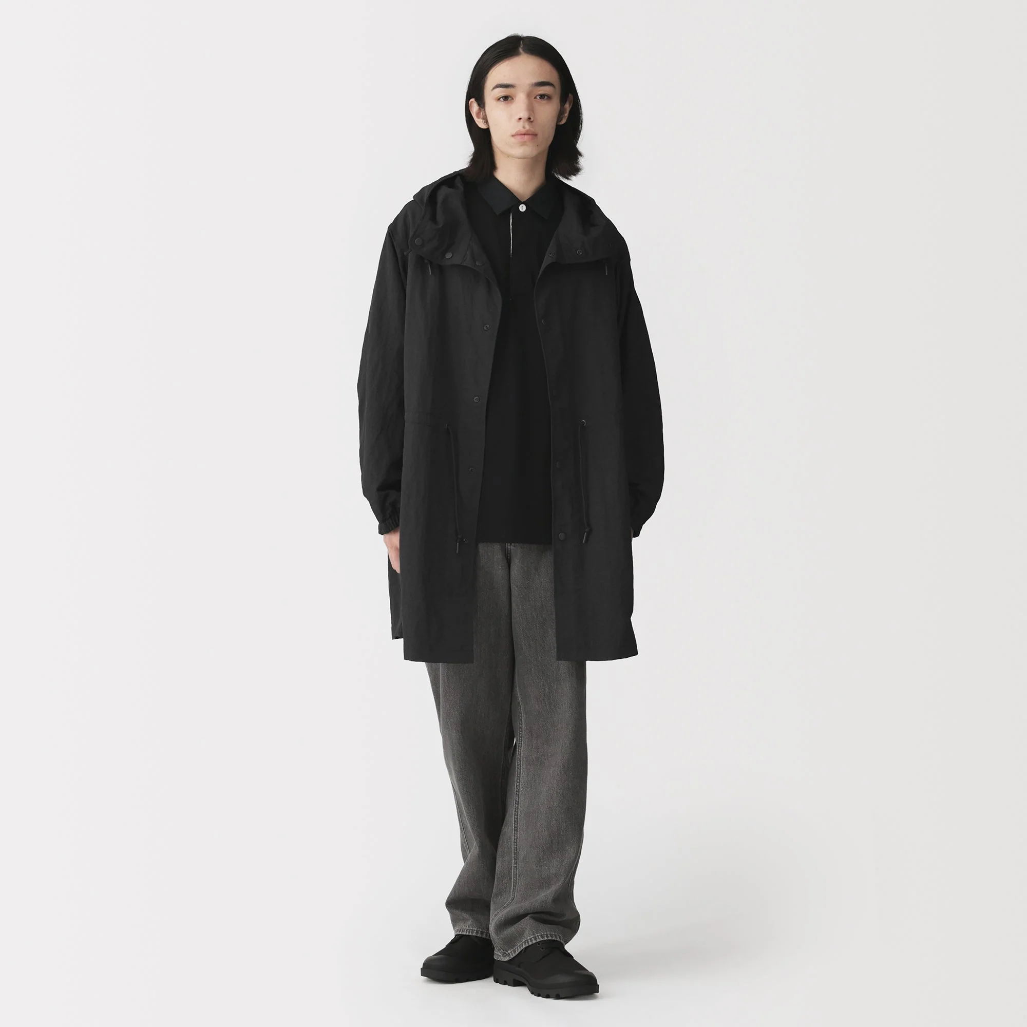 Water Repellent Hooded Coat - Image 12