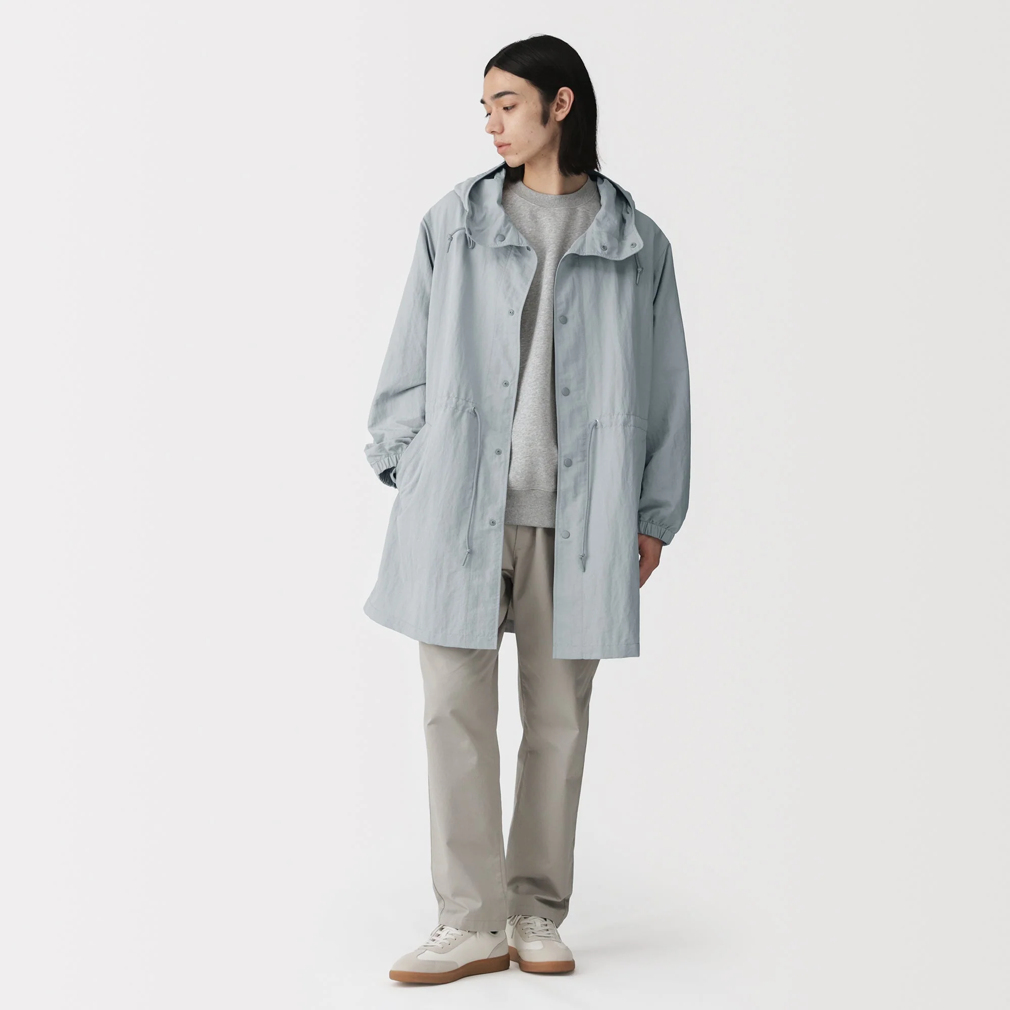 Water Repellent Hooded Coat - Image 19