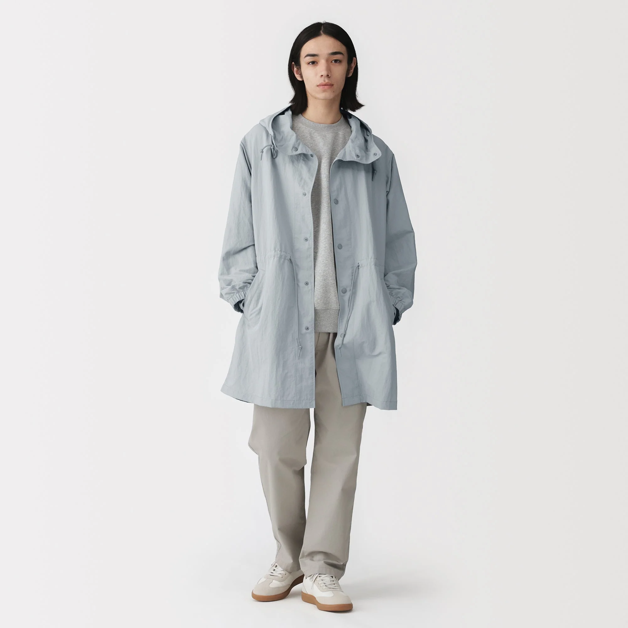 Water Repellent Hooded Coat - Image 20