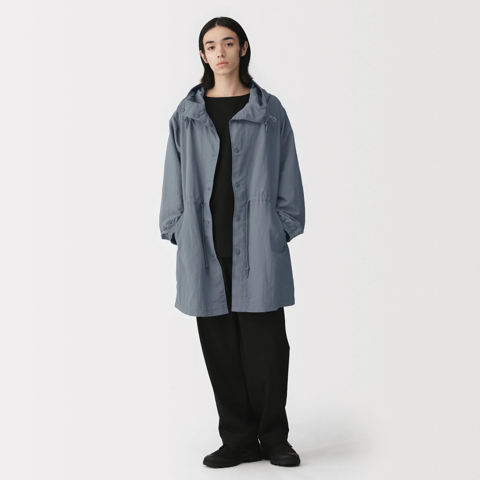 Water Repellent Hooded Coat - Image 4