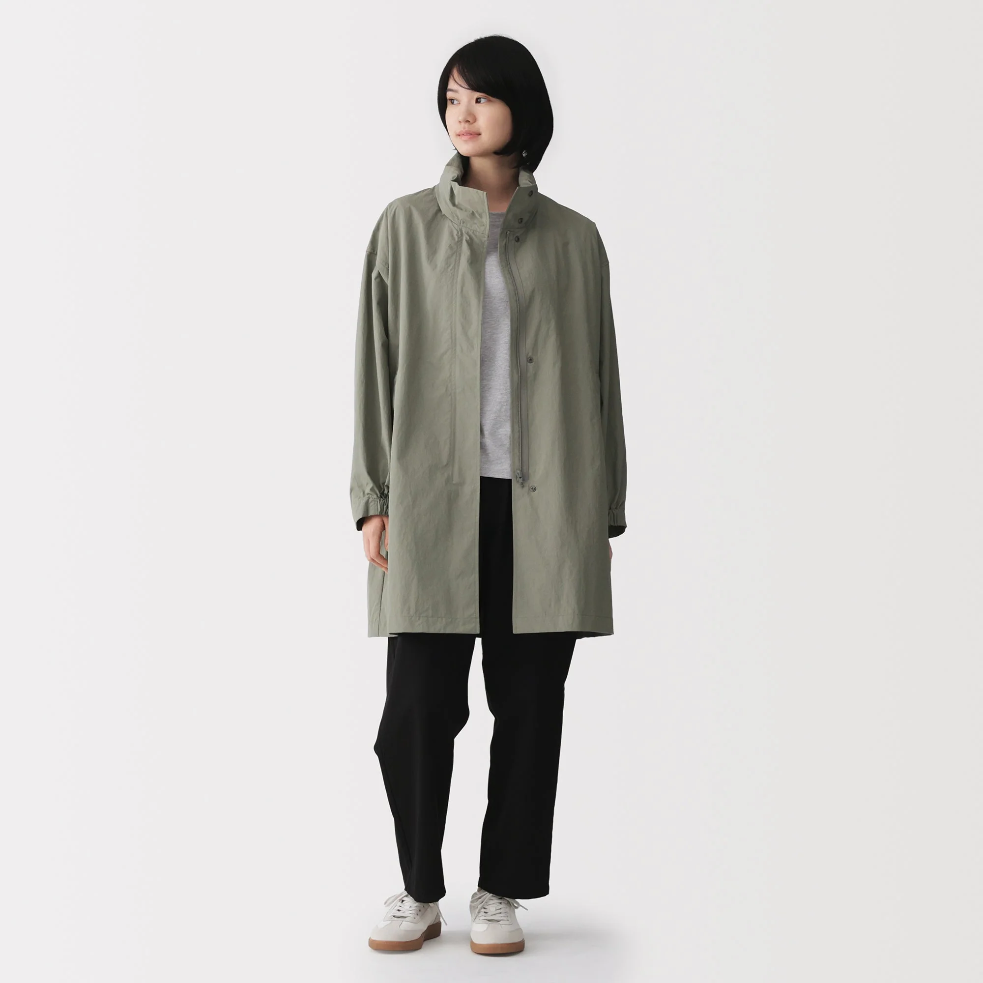 Water Repellent Hooded Long Coat - Image 13