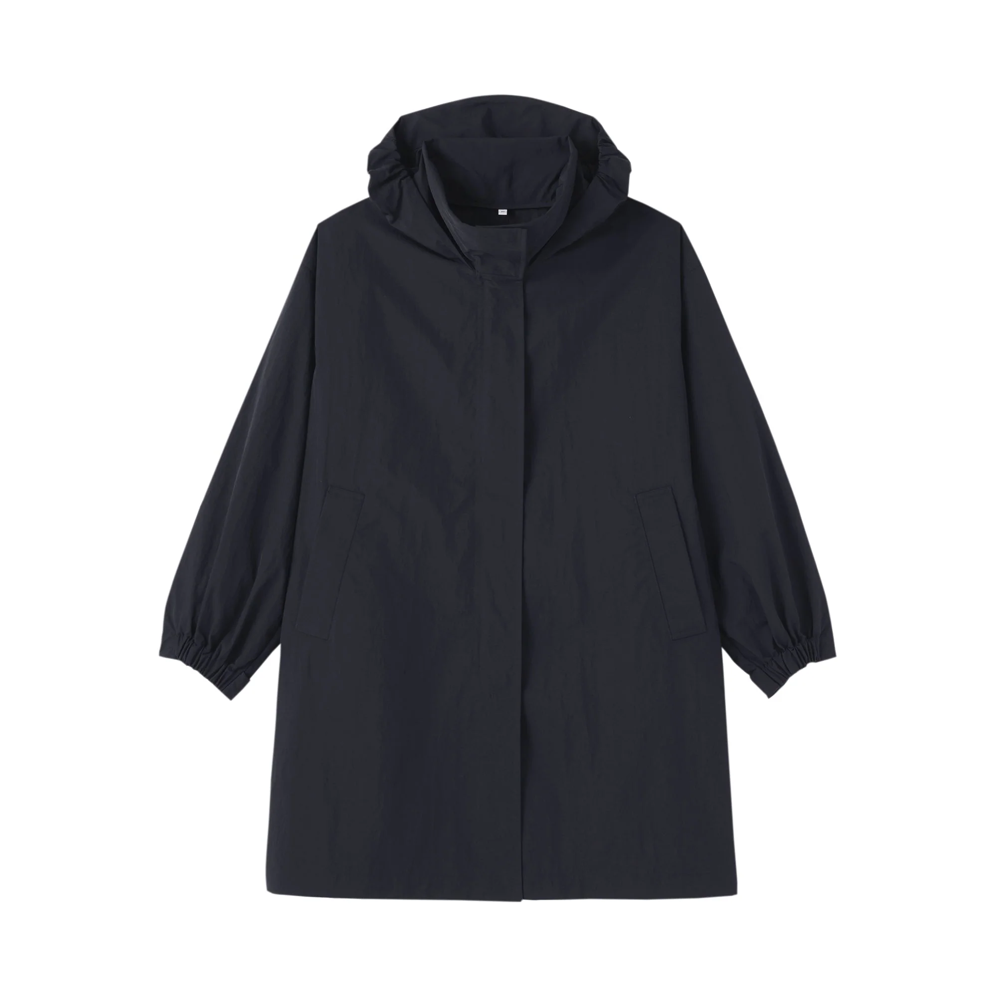 Water Repellent Hooded Long Coat - Image 2