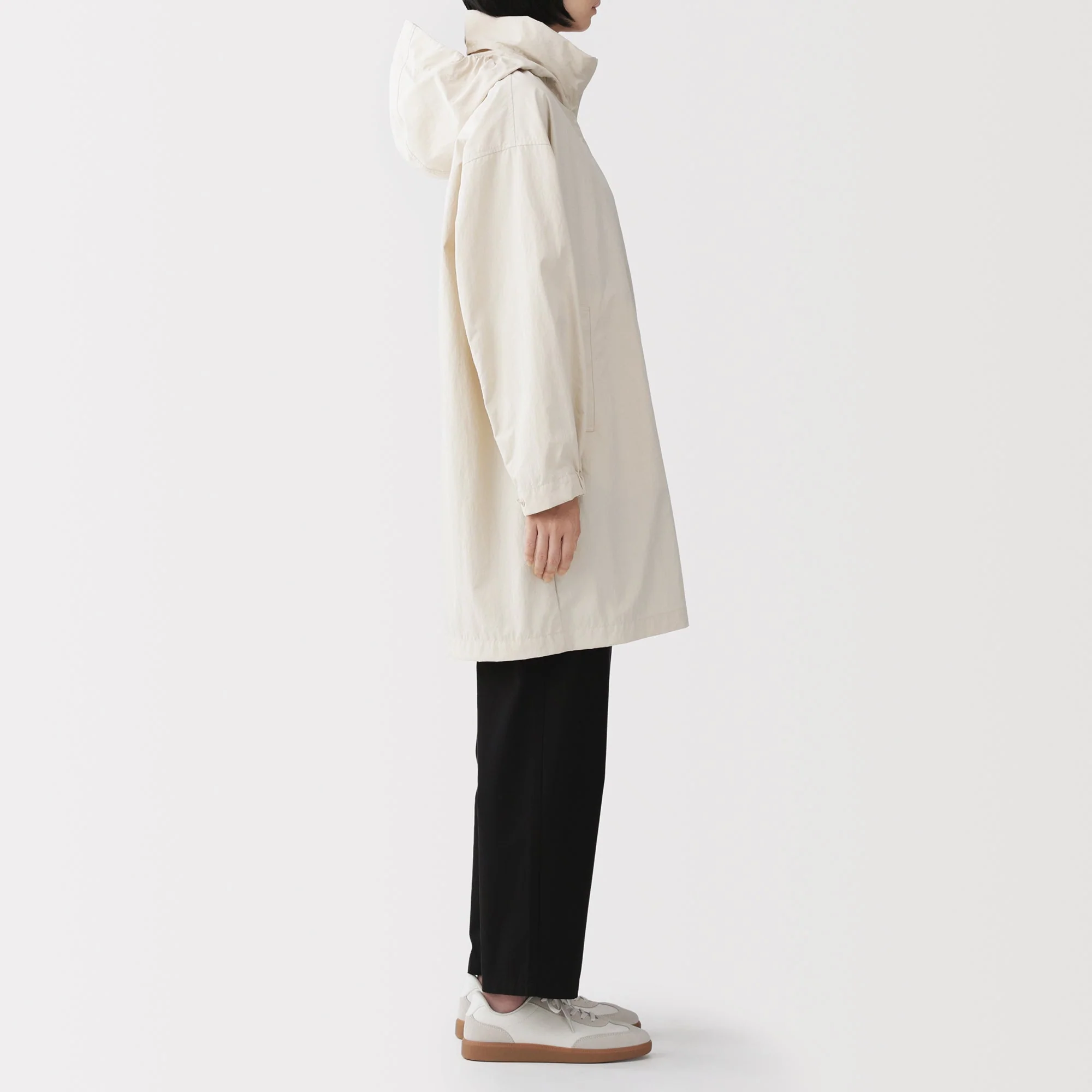 Water Repellent Hooded Long Coat - Image 25