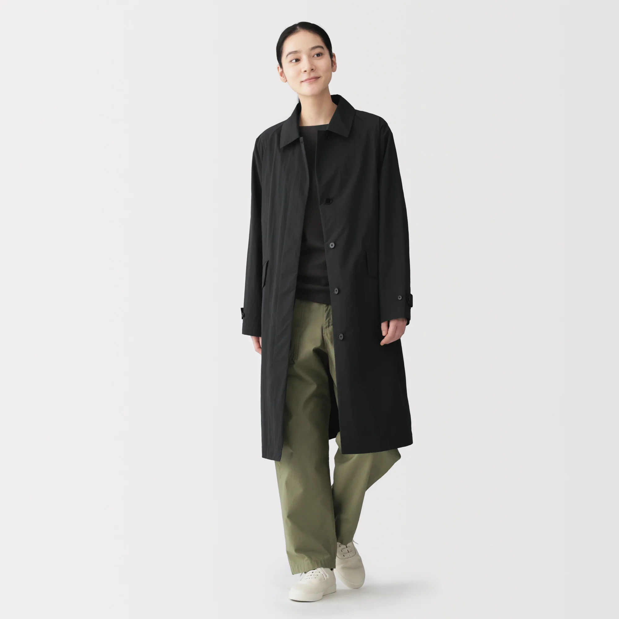 Water Repellent Long Coat - Image 13