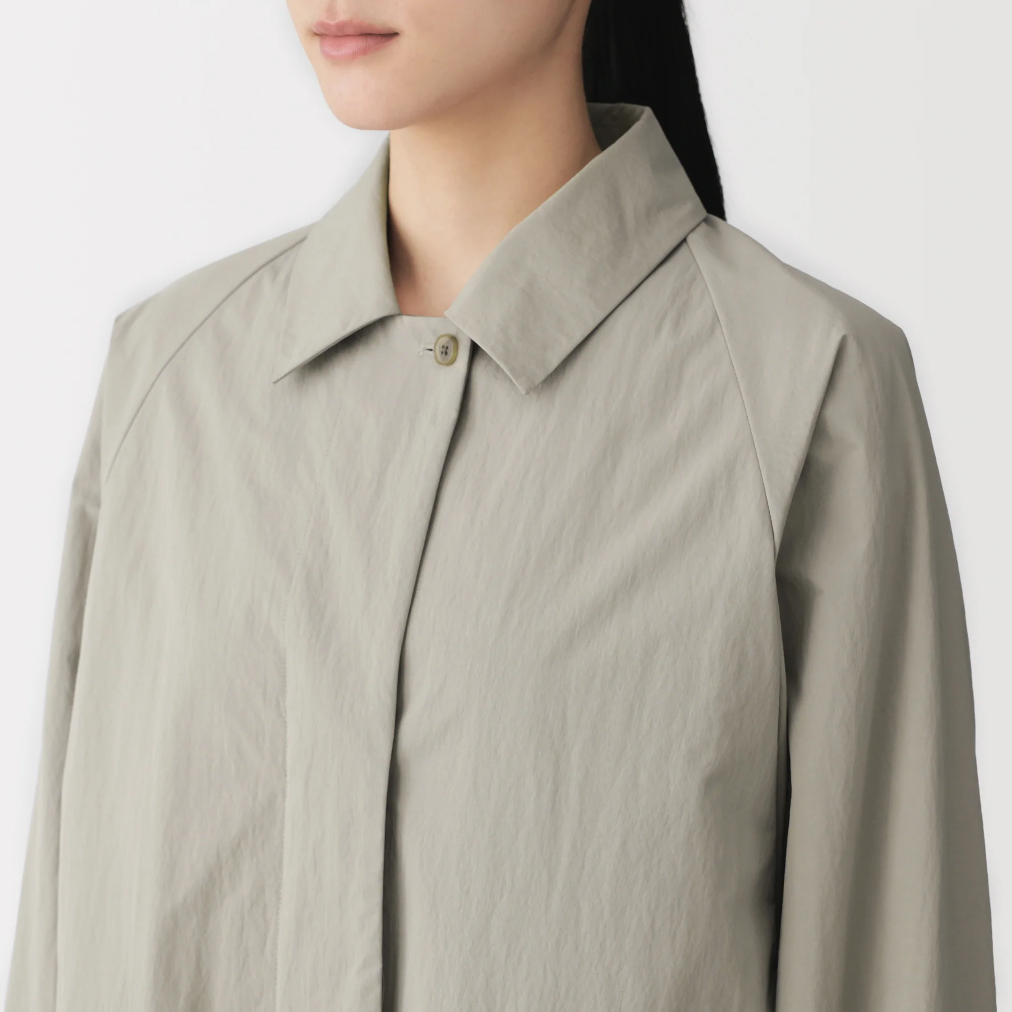 Water Repellent Long Coat - Image 16