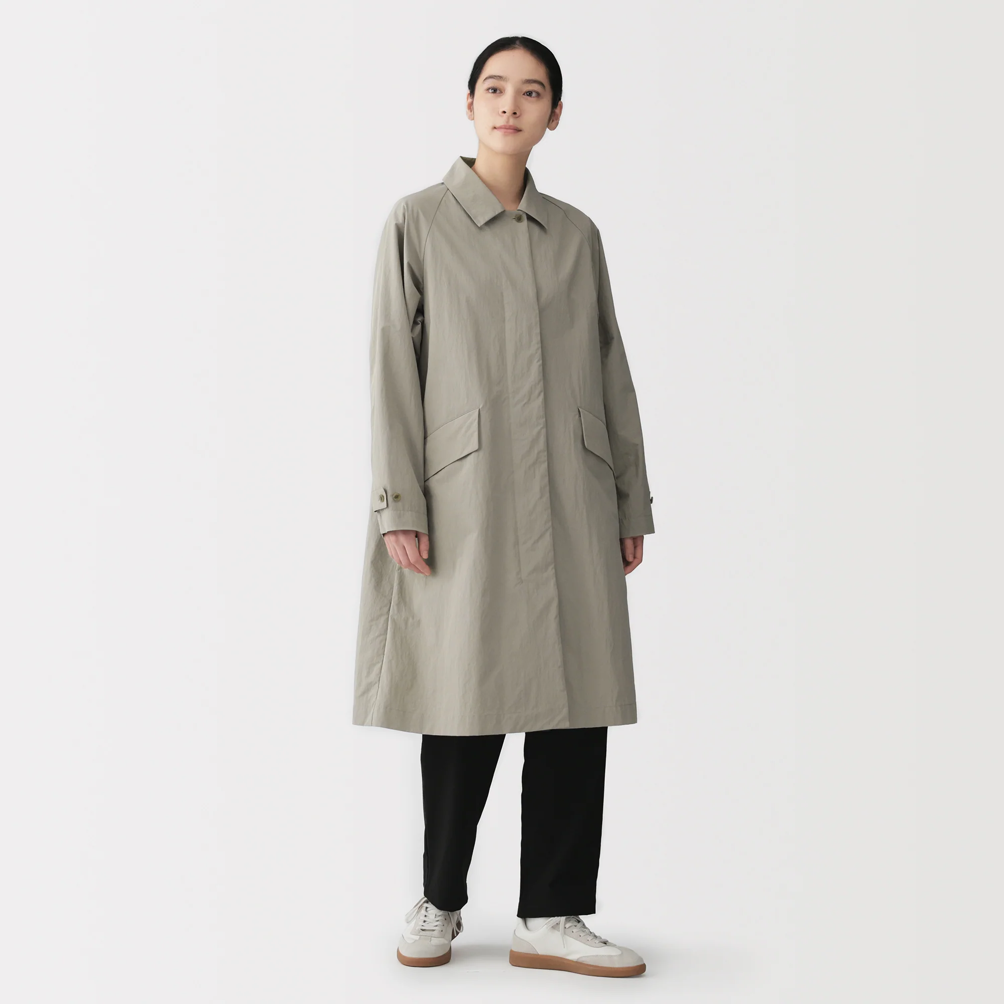 Water Repellent Long Coat - Image 3