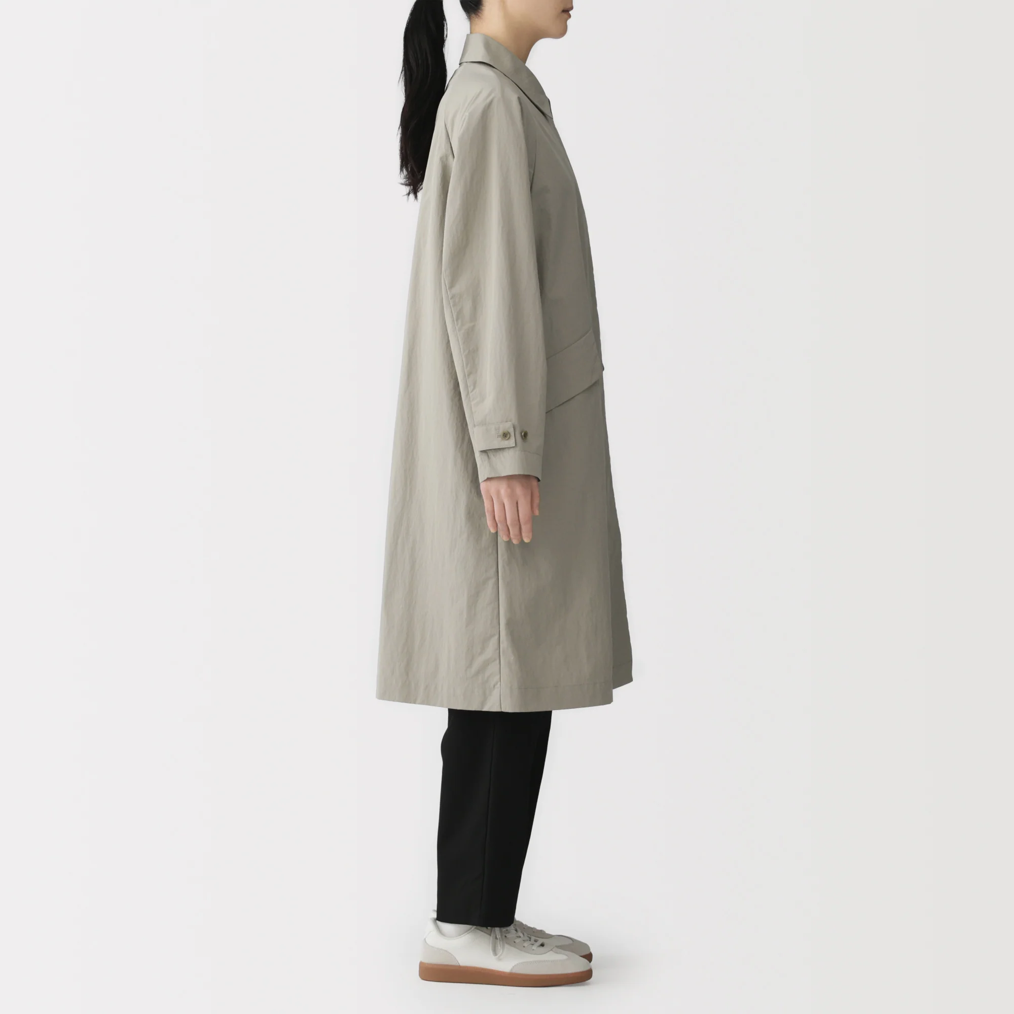 Water Repellent Long Coat - Image 5