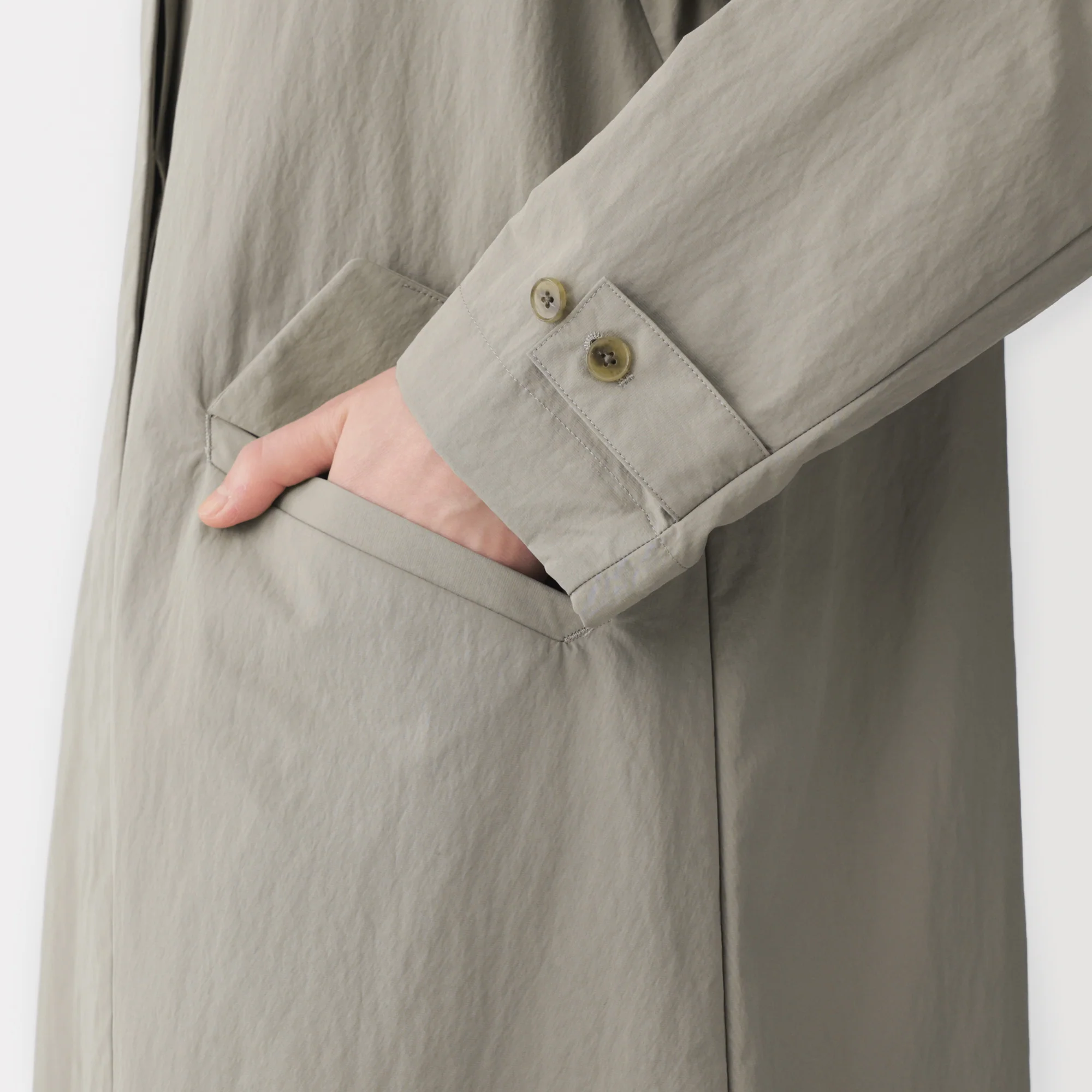 Water Repellent Long Coat - Image 8