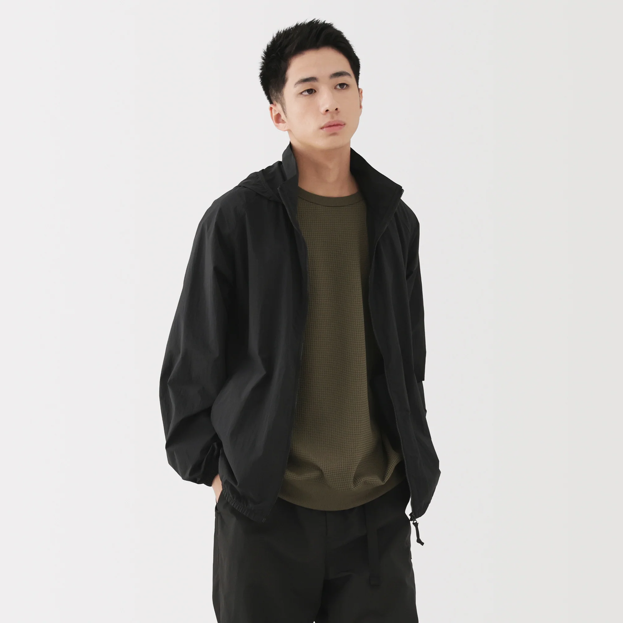 Water Repellent Pocketable Windbreaker - Image 16