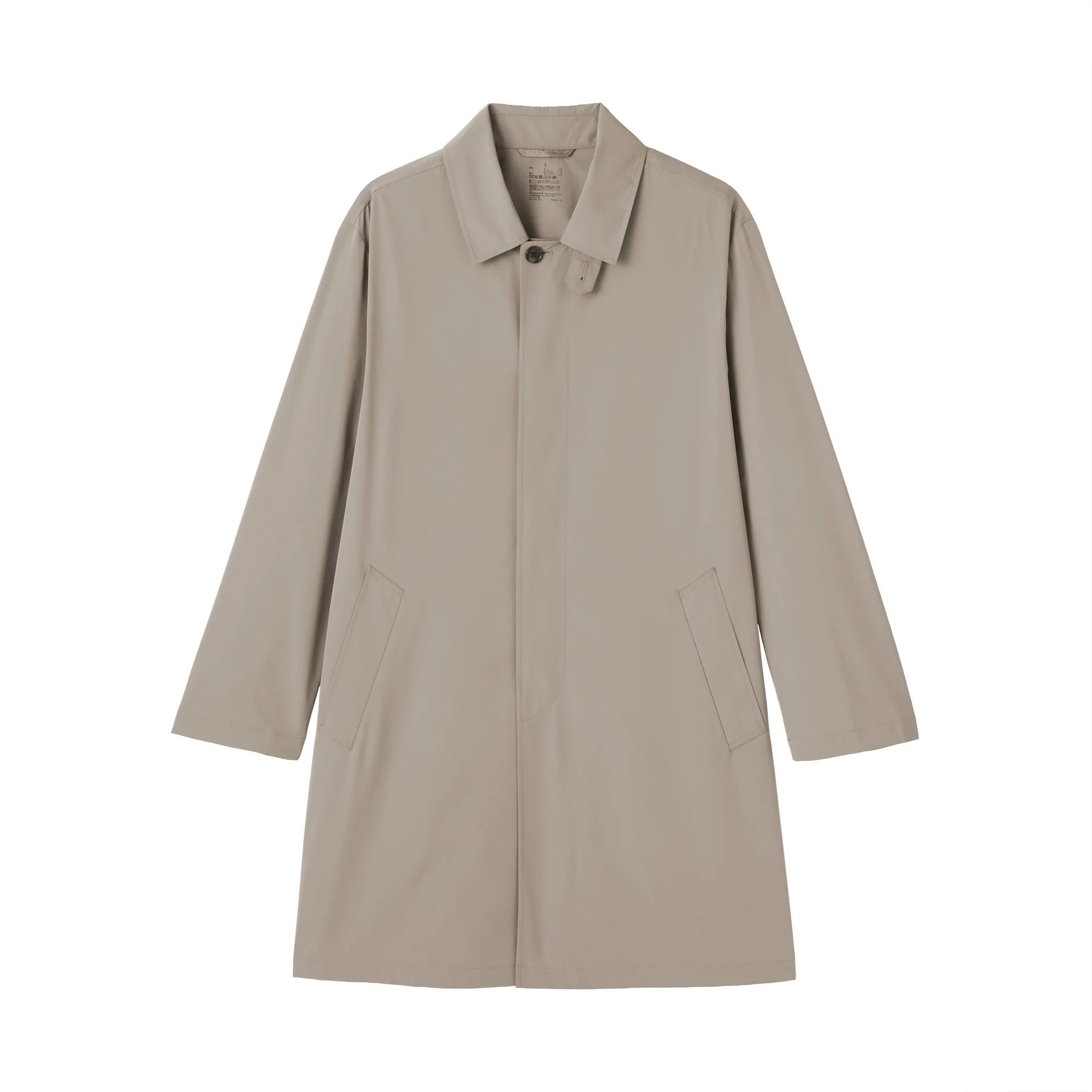 Water Repellent Stand Fall Collar Coat - Image 11