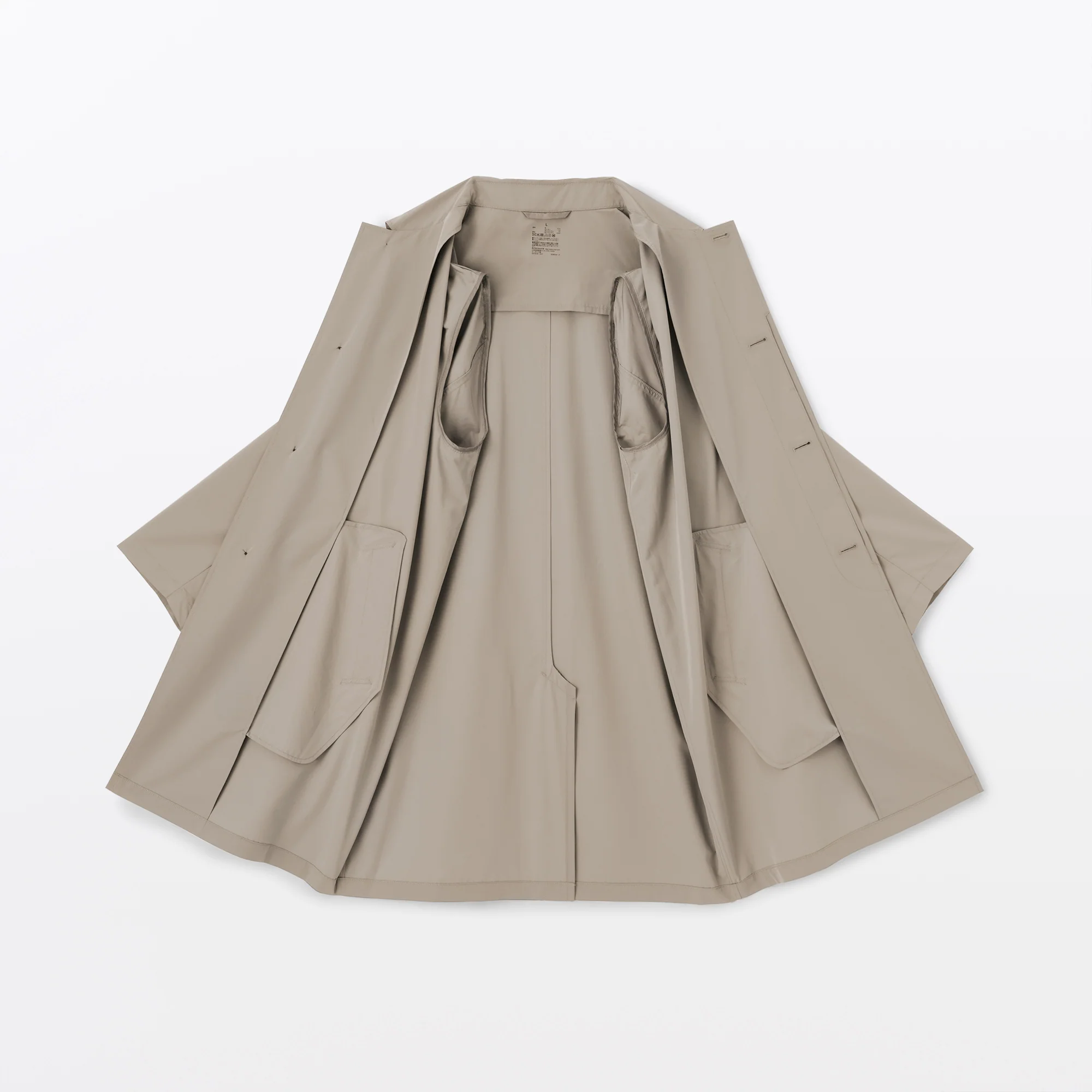 Water Repellent Stand Fall Collar Coat - Image 18