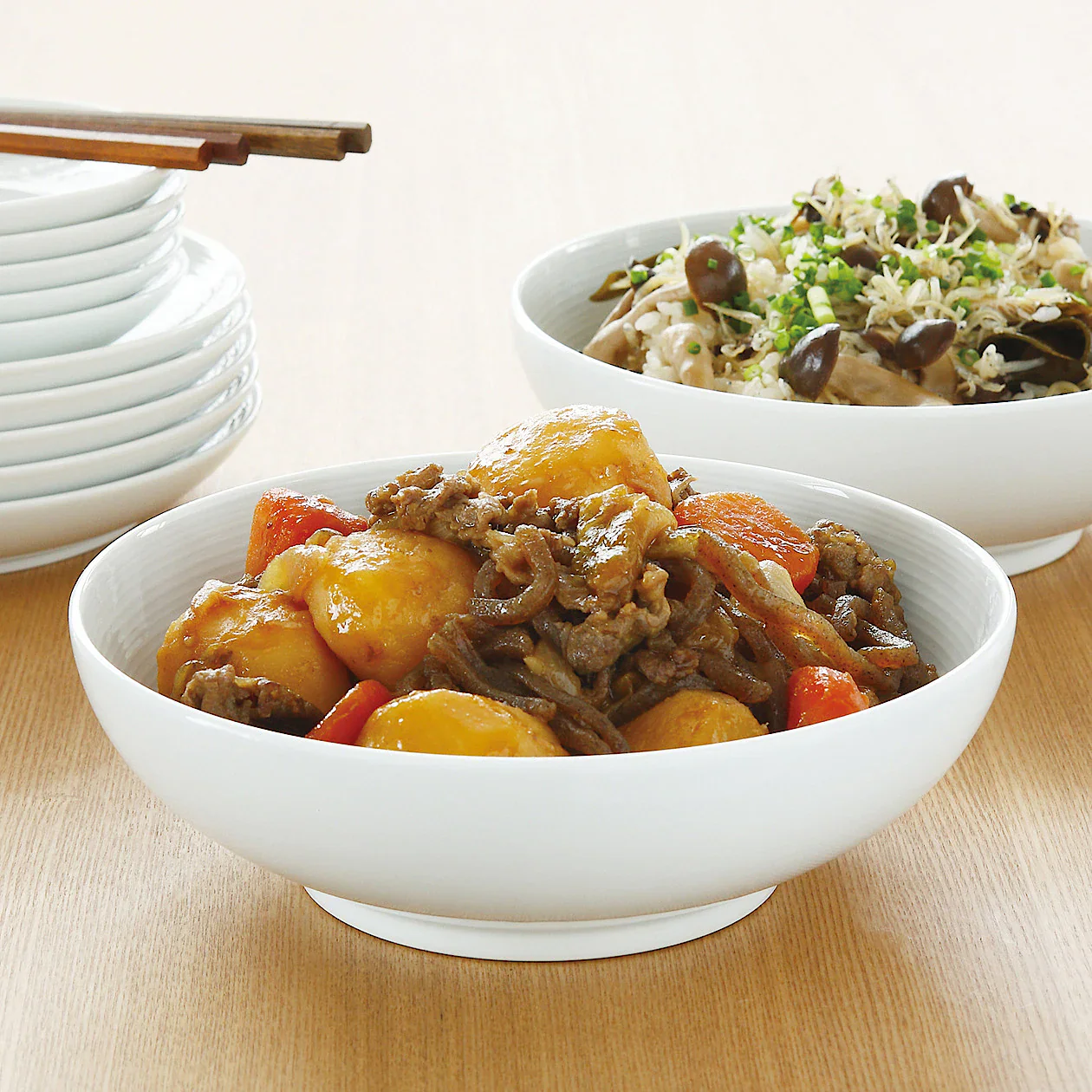 White Porcelain Multi Bowl - Image 9