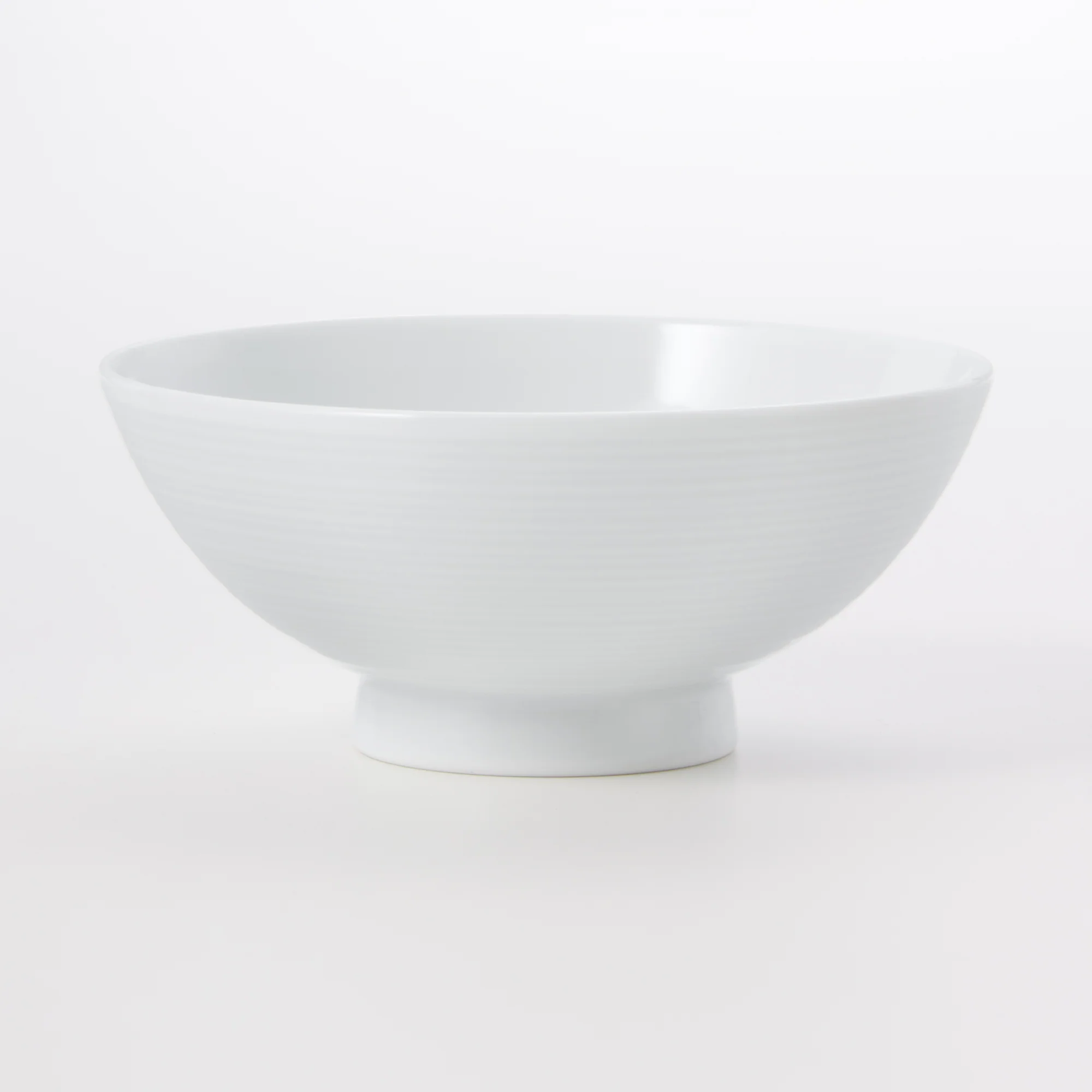White Porcelain Rice Bowl - Large - Image 2