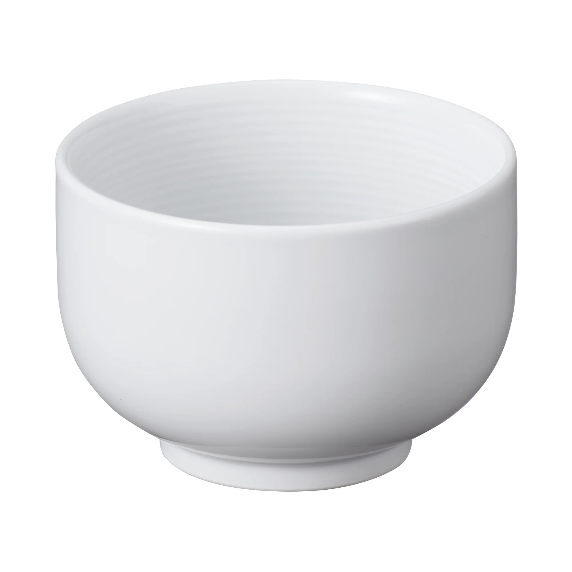 White Porcelain Round Tea Cup