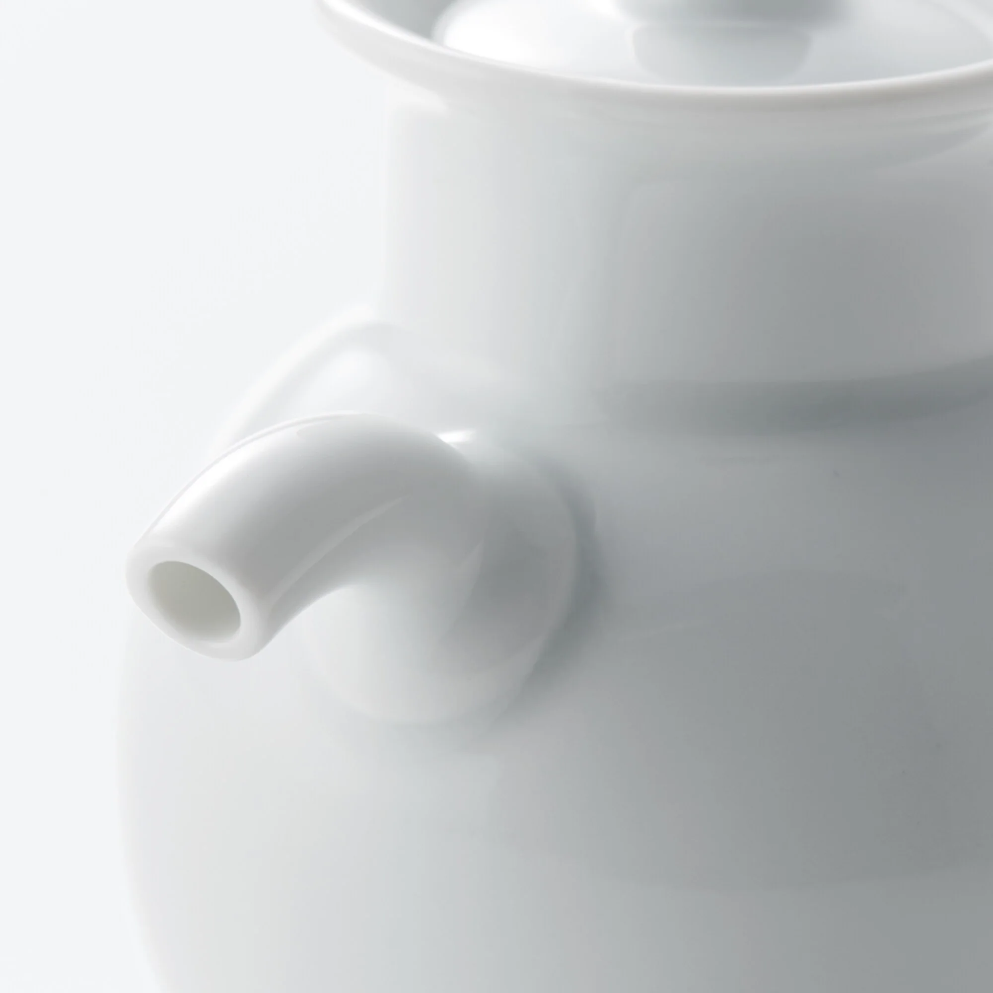 White Porcelain Sauce Pot - Image 6
