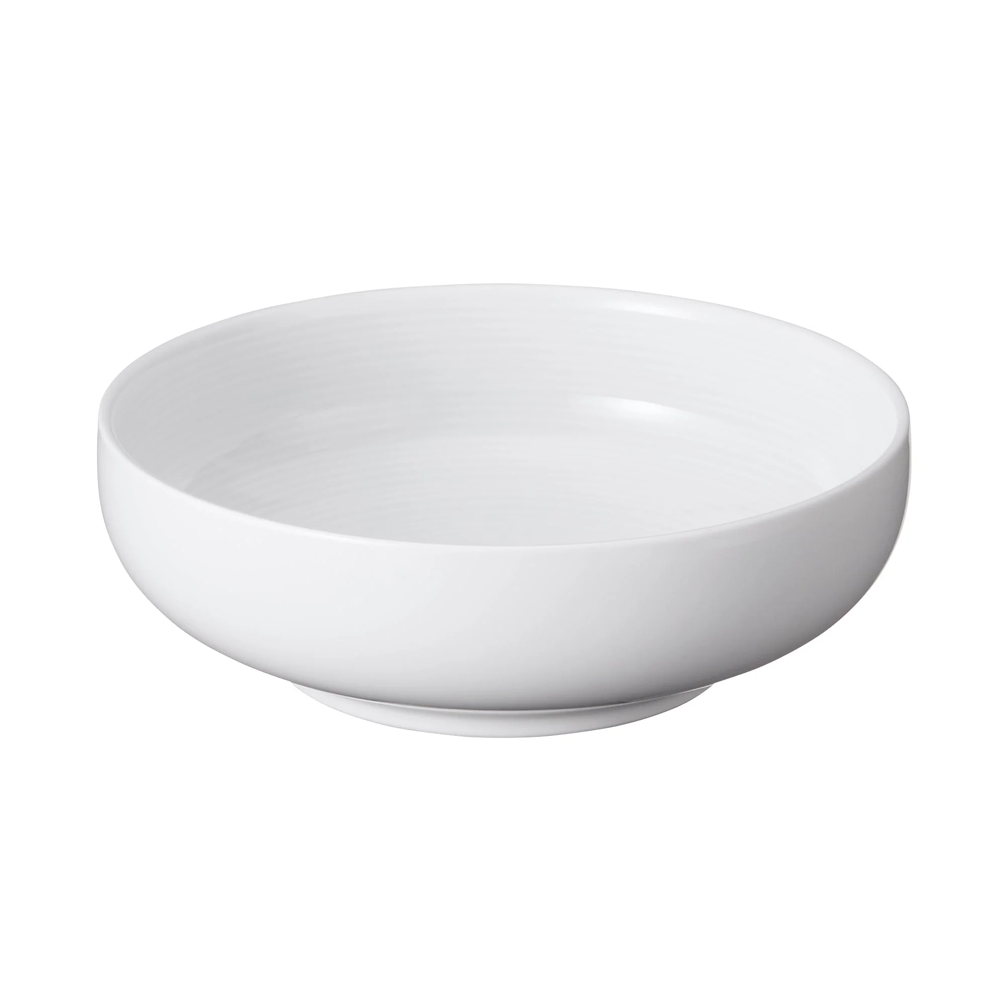 White Porcelain Shallow Bowl - Image 8