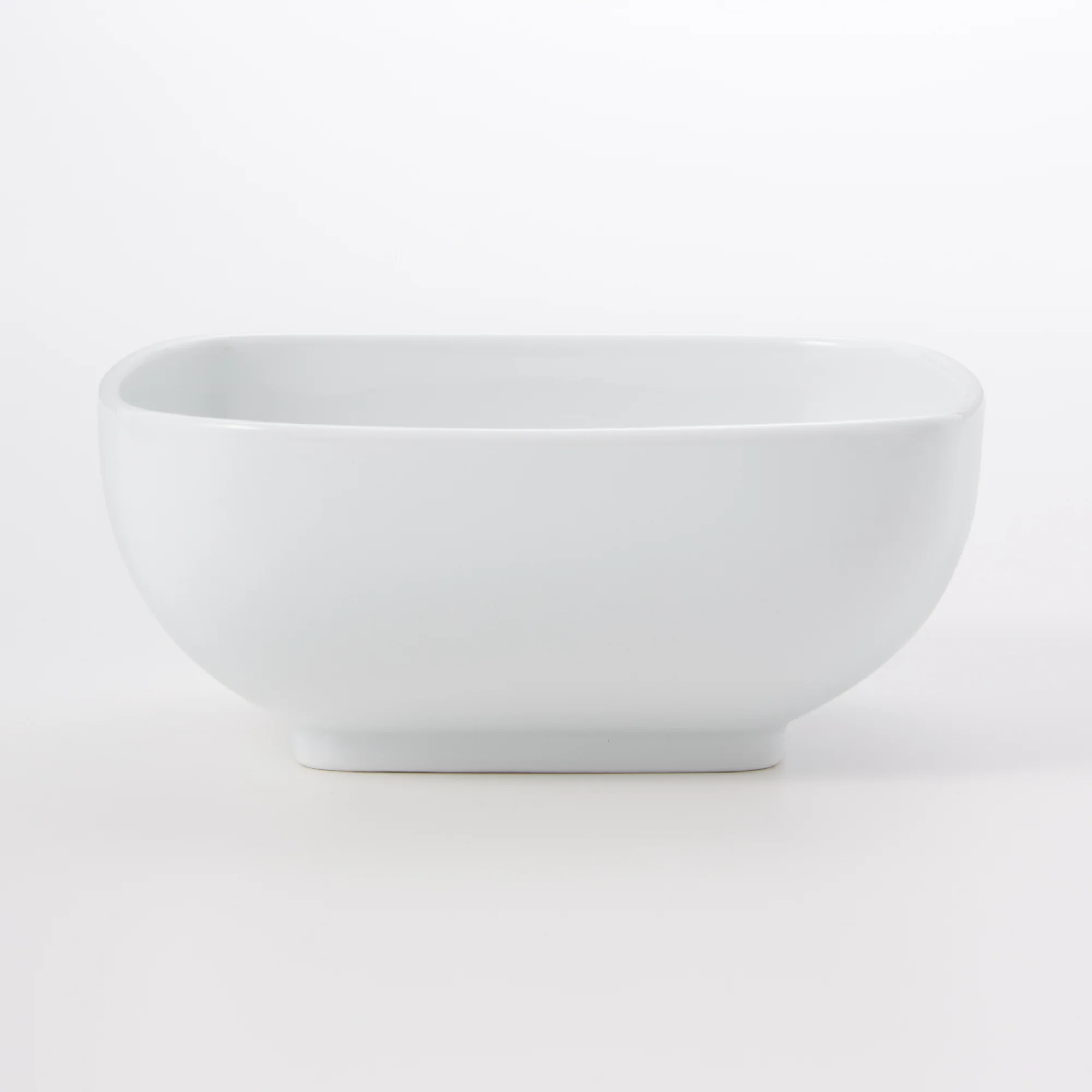 White Porcelain Square Bowl - Image 14
