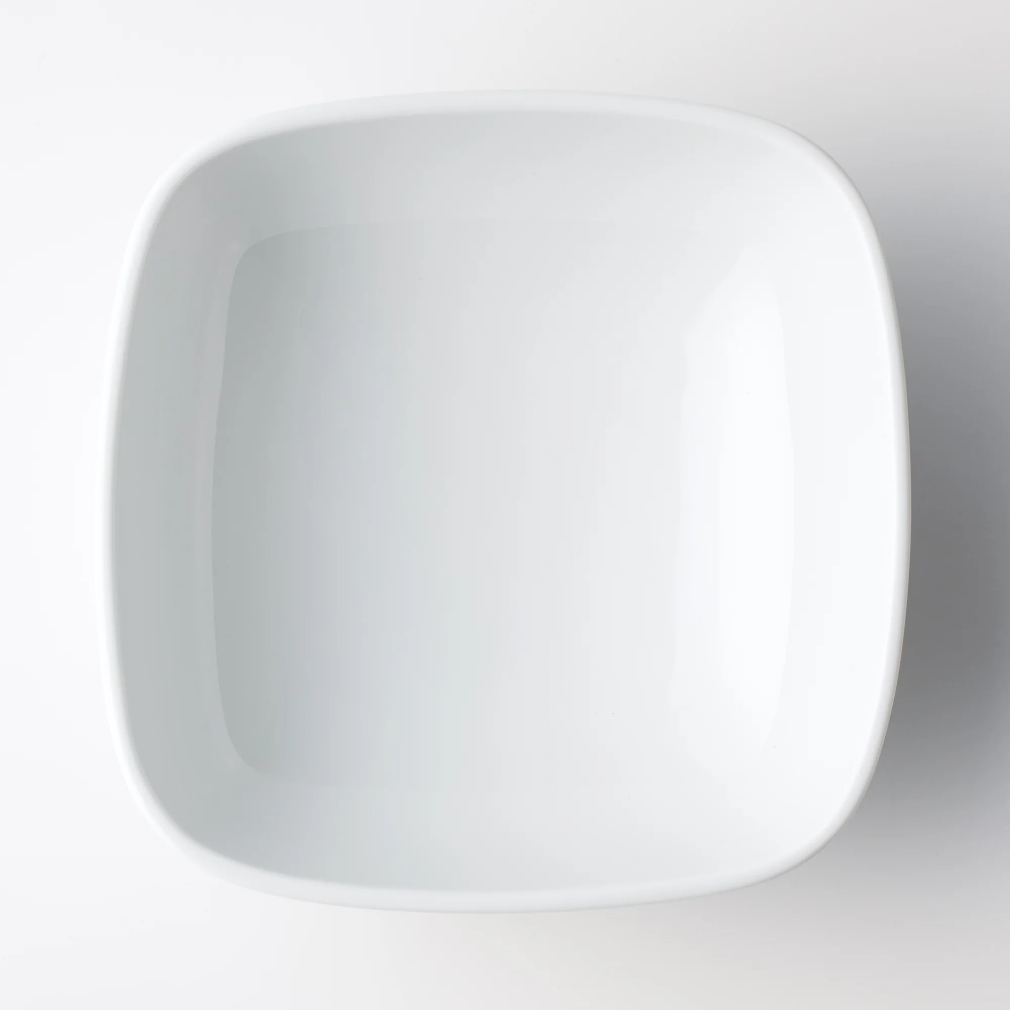 White Porcelain Square Bowl - Image 15