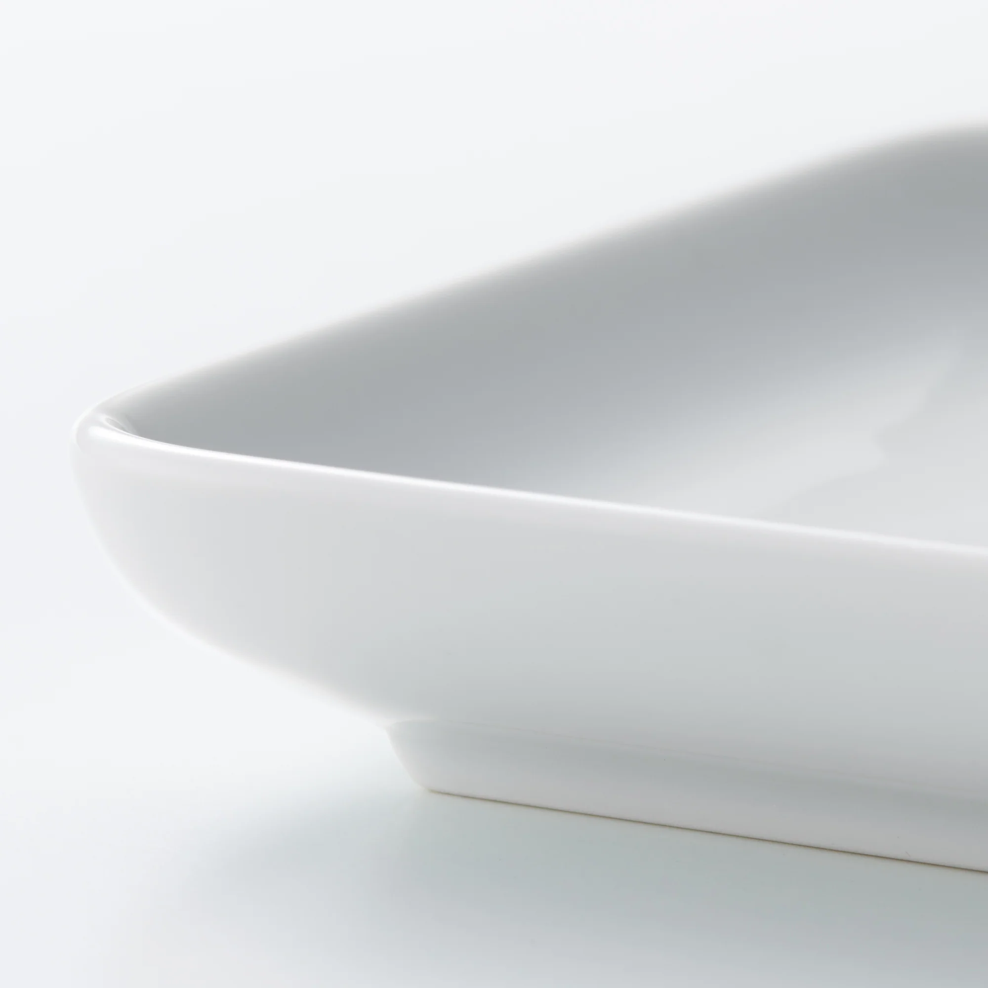 White Porcelain Square Dish - Image 5