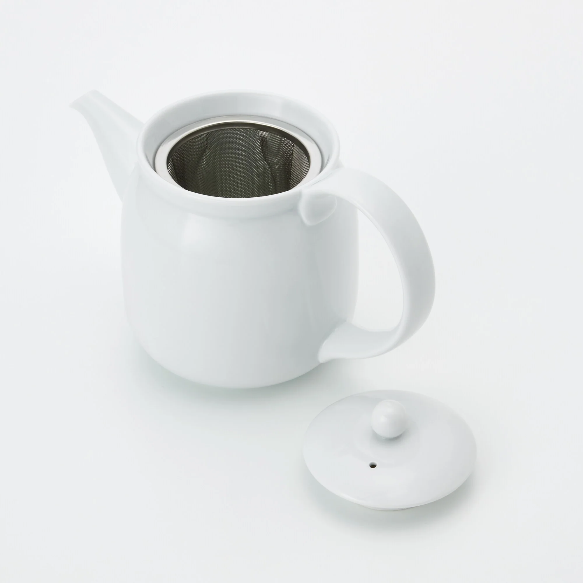 White Porcelain Tea Pot - Image 12