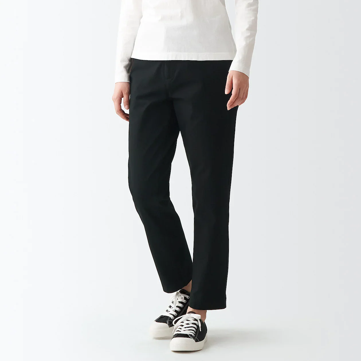 Women's 4-Way Stretch Chino Slim Tapered Pants (L 30inch / 75cm) - Image 13