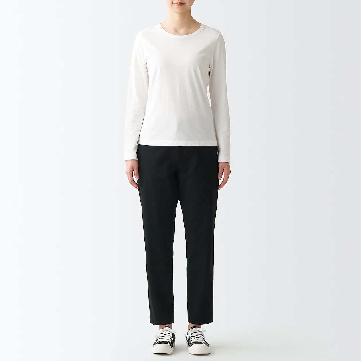Women's 4-Way Stretch Chino Slim Tapered Pants (L 30inch / 75cm) - Image 14