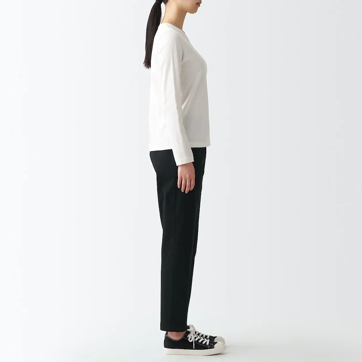 Women's 4-Way Stretch Chino Slim Tapered Pants (L 30inch / 75cm) - Image 15