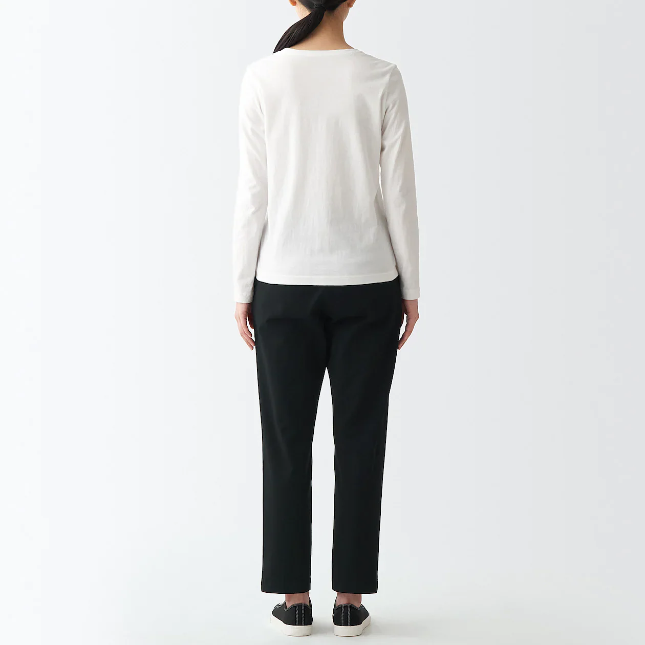 Women's 4-Way Stretch Chino Slim Tapered Pants (L 30inch / 75cm) - Image 16