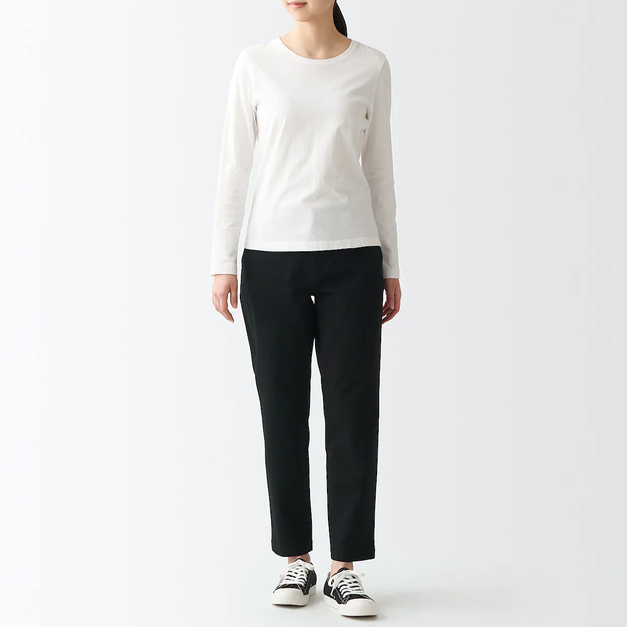 Women's 4-Way Stretch Chino Slim Tapered Pants (L 30inch / 75cm) - Image 17