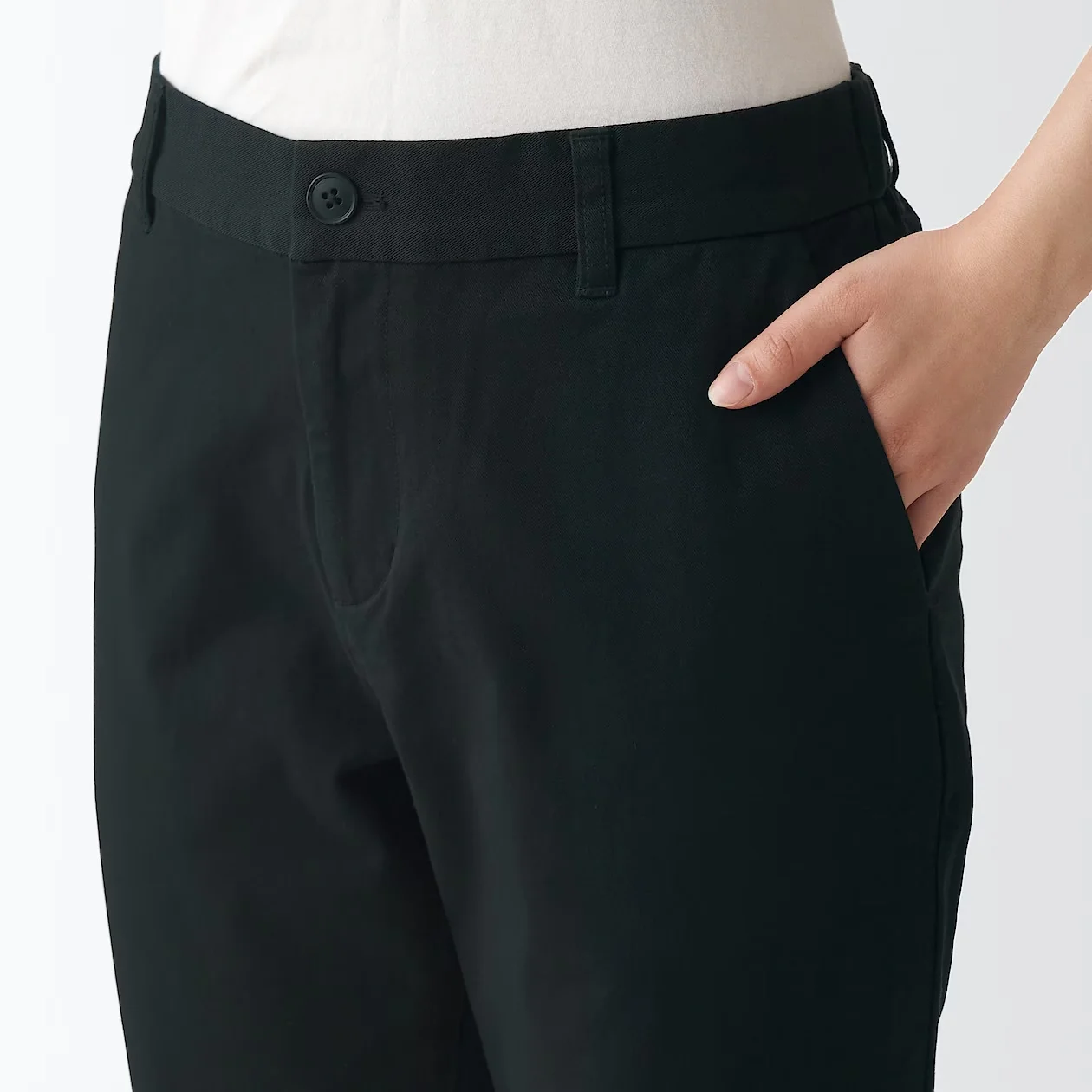Women's 4-Way Stretch Chino Slim Tapered Pants (L 30inch / 75cm) - Image 18