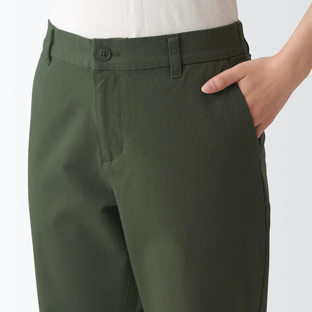 Women's 4-Way Stretch Chino Slim Tapered Pants (L 30inch / 75cm) - Image 28