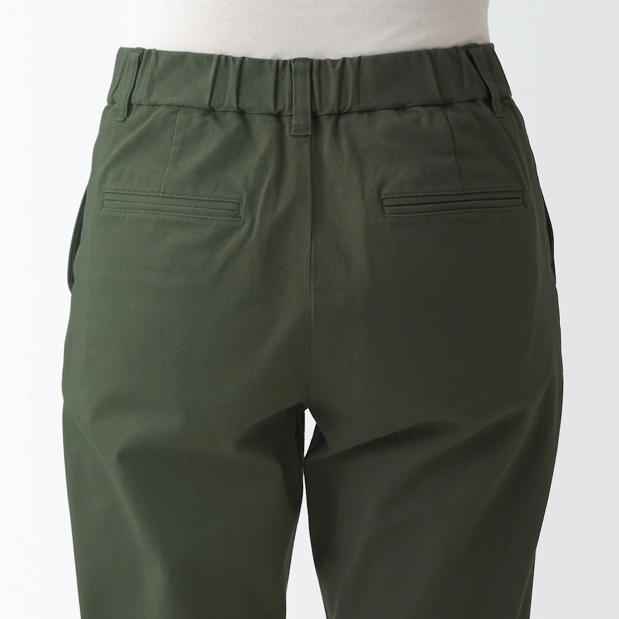 Women's 4-Way Stretch Chino Slim Tapered Pants (L 30inch / 75cm) - Image 29
