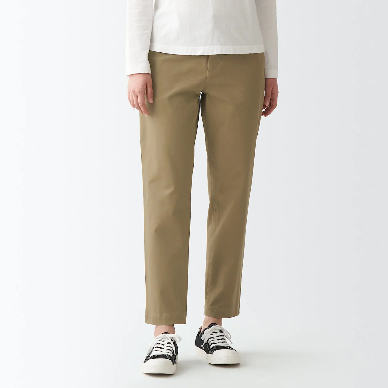 Women's 4-Way Stretch Chino Slim Tapered Pants (L 30inch / 75cm) - Image 3