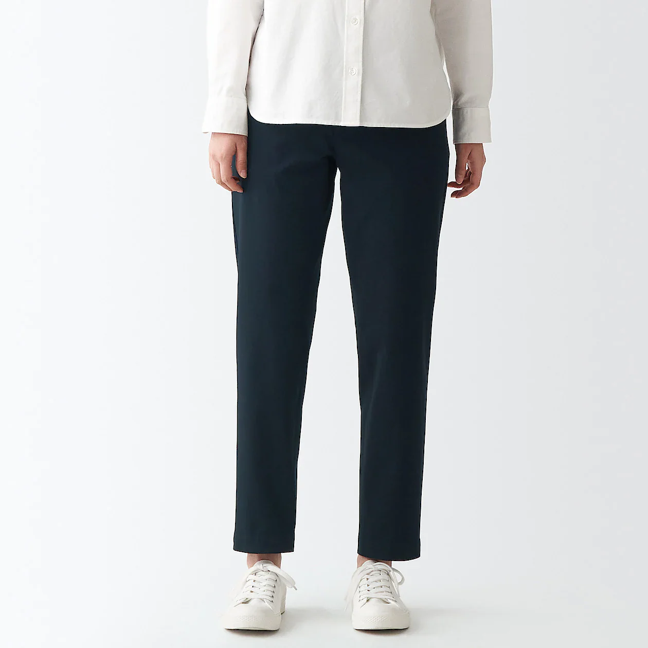 Women's 4-Way Stretch Chino Slim Tapered Pants (L 30inch / 75cm) - Image 33