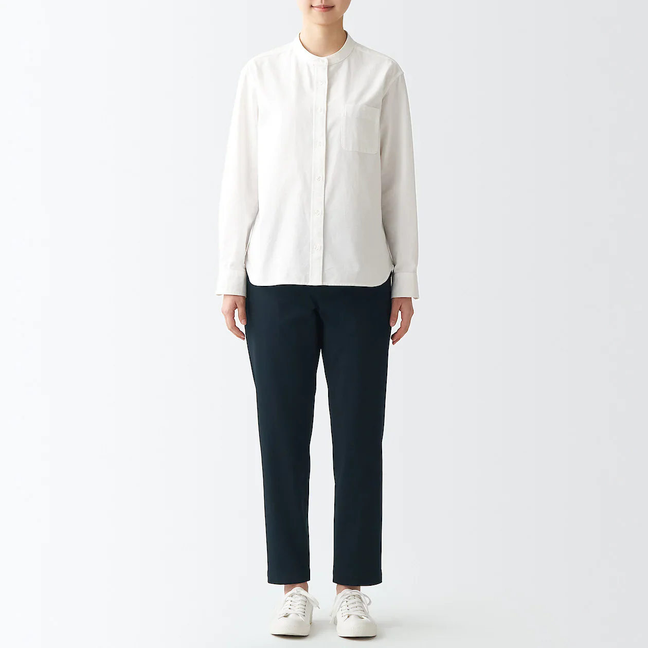 Women's 4-Way Stretch Chino Slim Tapered Pants (L 30inch / 75cm) - Image 34