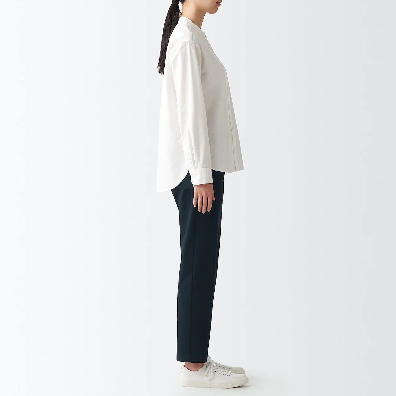 Women's 4-Way Stretch Chino Slim Tapered Pants (L 30inch / 75cm) - Image 35