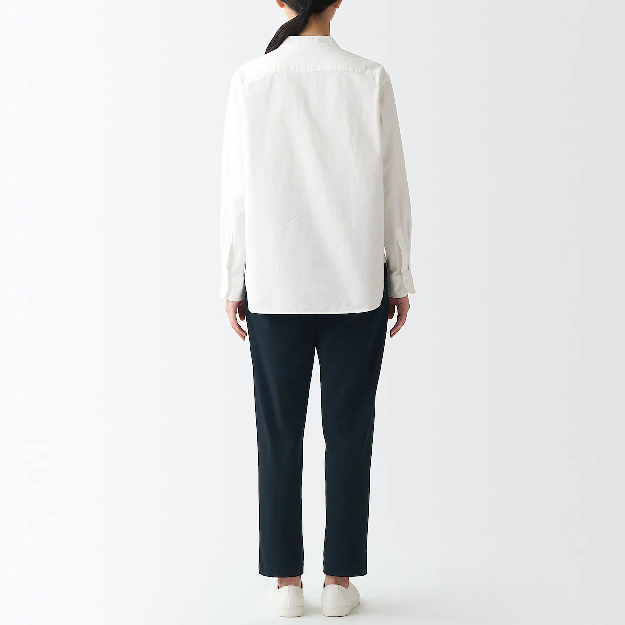 Women's 4-Way Stretch Chino Slim Tapered Pants (L 30inch / 75cm) - Image 36
