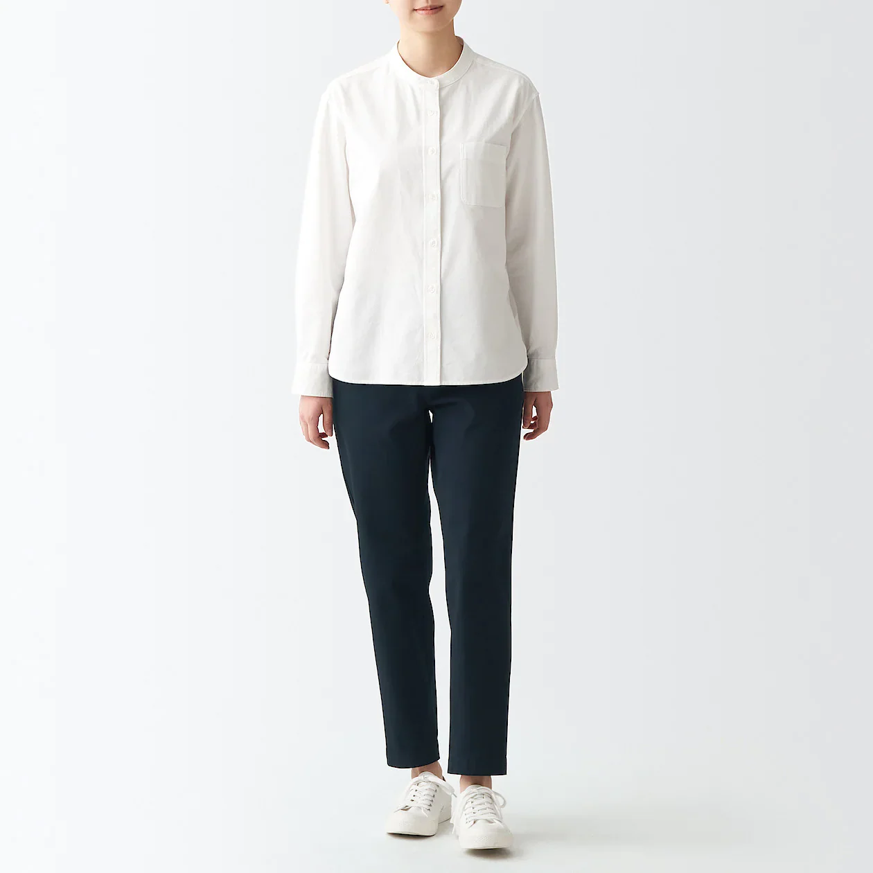Women's 4-Way Stretch Chino Slim Tapered Pants (L 30inch / 75cm) - Image 37