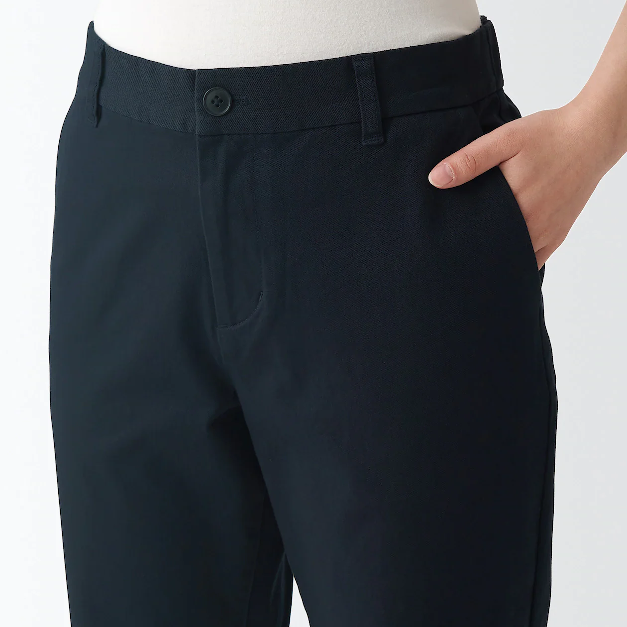 Women's 4-Way Stretch Chino Slim Tapered Pants (L 30inch / 75cm) - Image 38