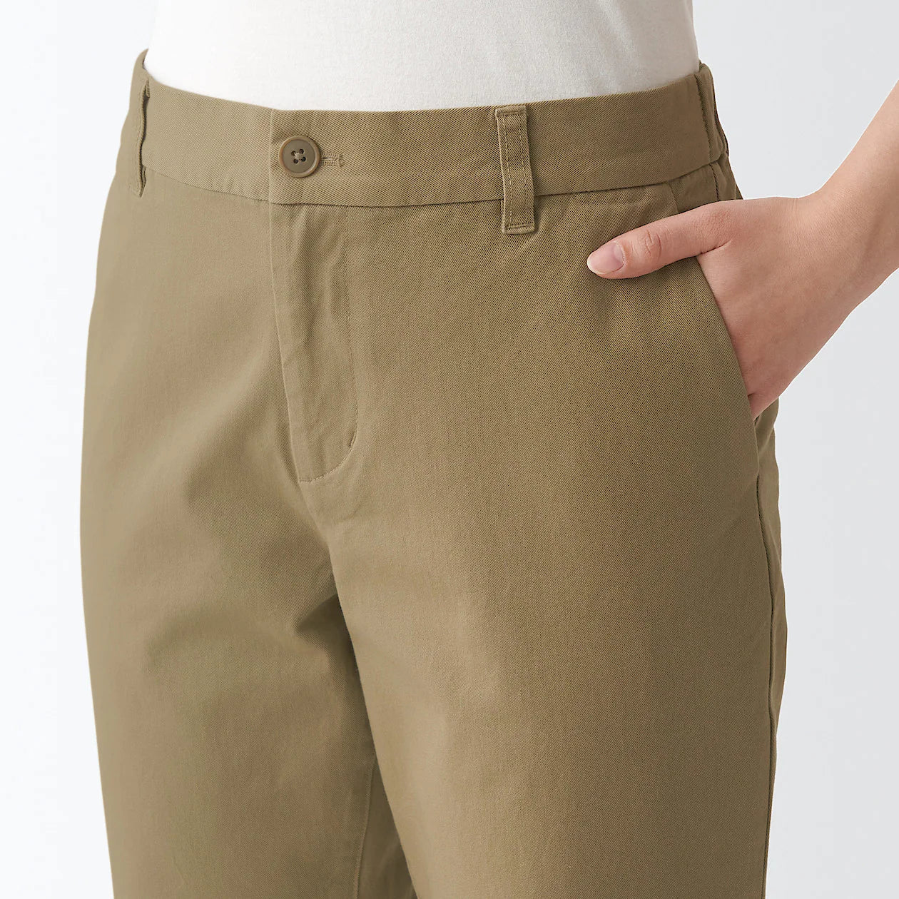 Women's 4-Way Stretch Chino Slim Tapered Pants (L 30inch / 75cm) - Image 8