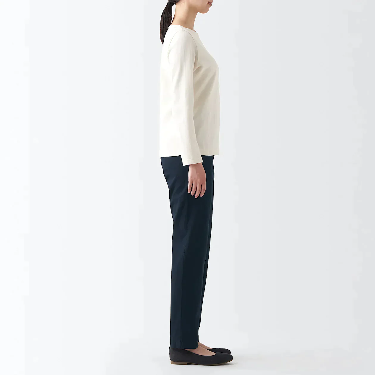 Women's 4-Way Stretch Chino Slim Tapered Pants (L32") - Image 14