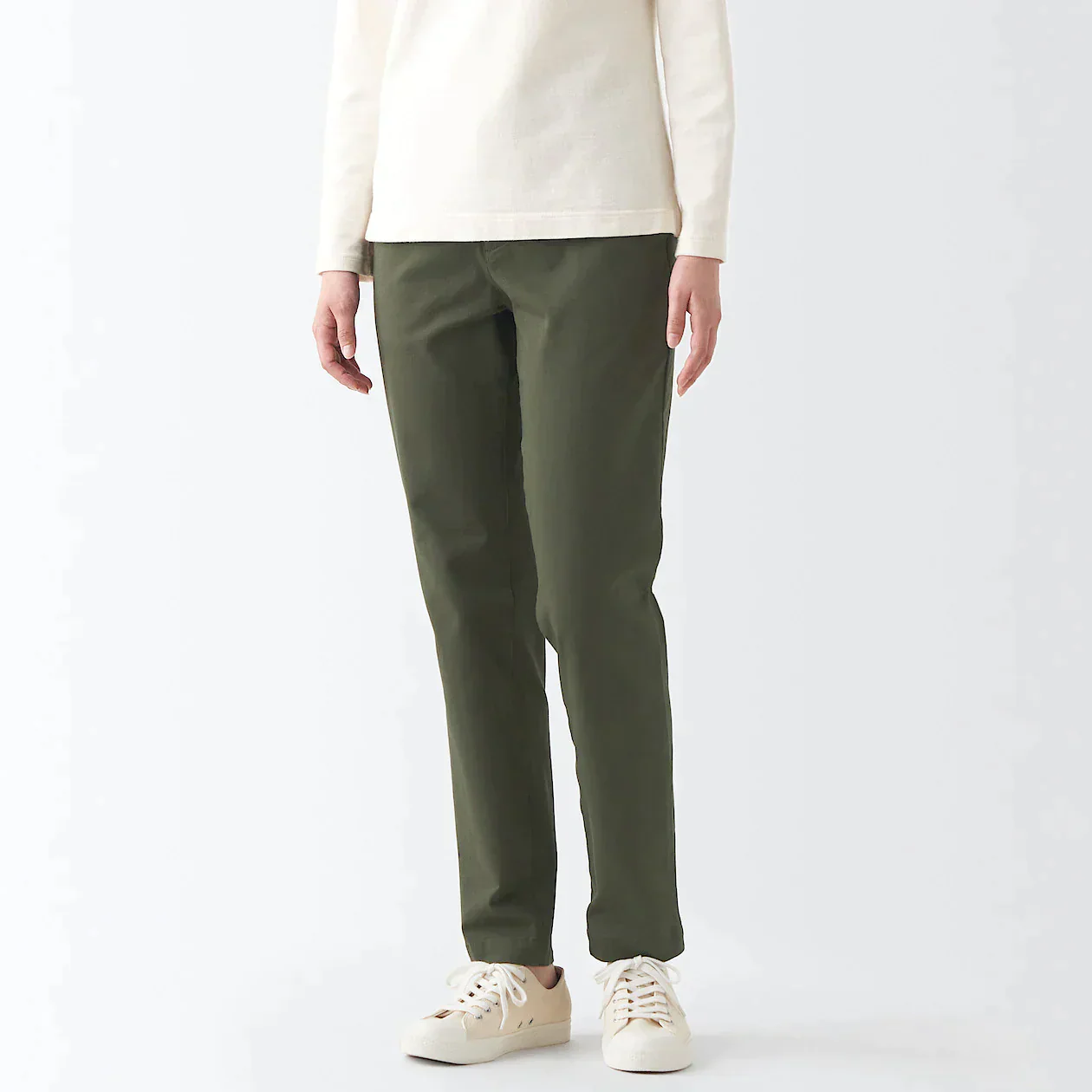 Women's 4-Way Stretch Chino Slim Tapered Pants (L32") - Image 22