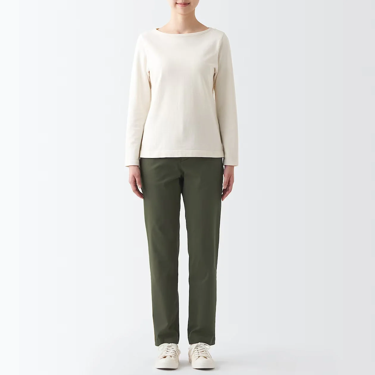 Women's 4-Way Stretch Chino Slim Tapered Pants (L32") - Image 23