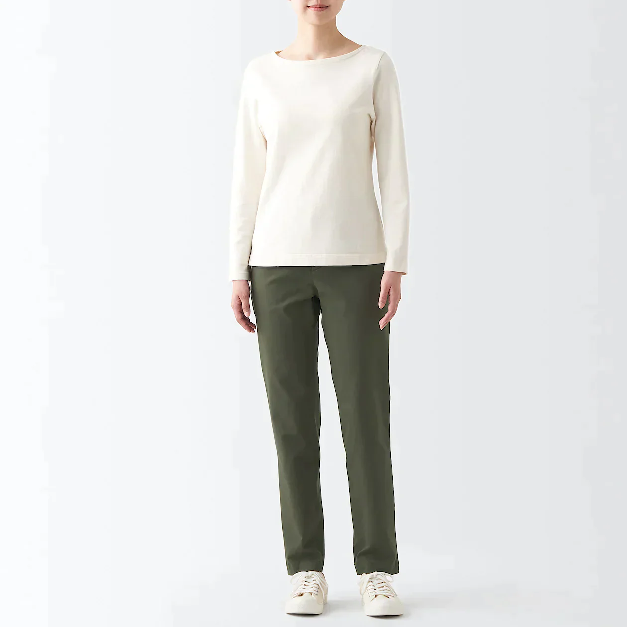 Women's 4-Way Stretch Chino Slim Tapered Pants (L32") - Image 26