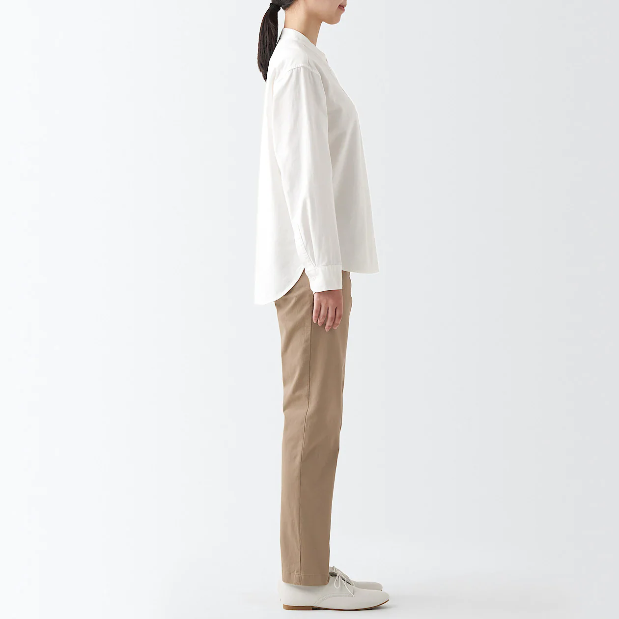 Women's 4-Way Stretch Chino Slim Tapered Pants (L 32inch / 82cm) - Image 26