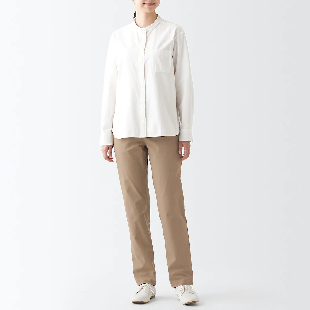 Women's 4-Way Stretch Chino Slim Tapered Pants (L 32inch / 82cm) - Image 27