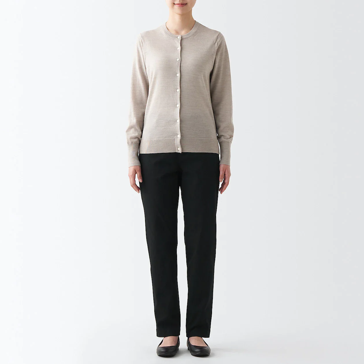 Women's 4-Way Stretch Chino Slim Tapered Pants (L 32inch / 82cm) - Image 34