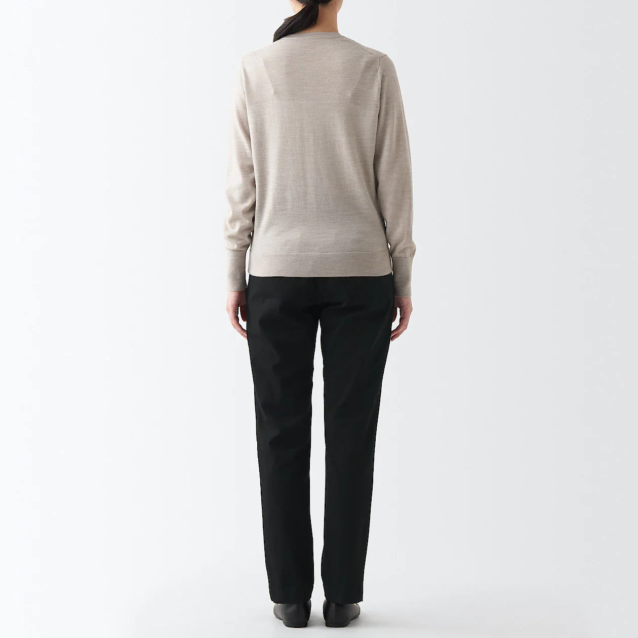 Women's 4-Way Stretch Chino Slim Tapered Pants (L 32inch / 82cm) - Image 36