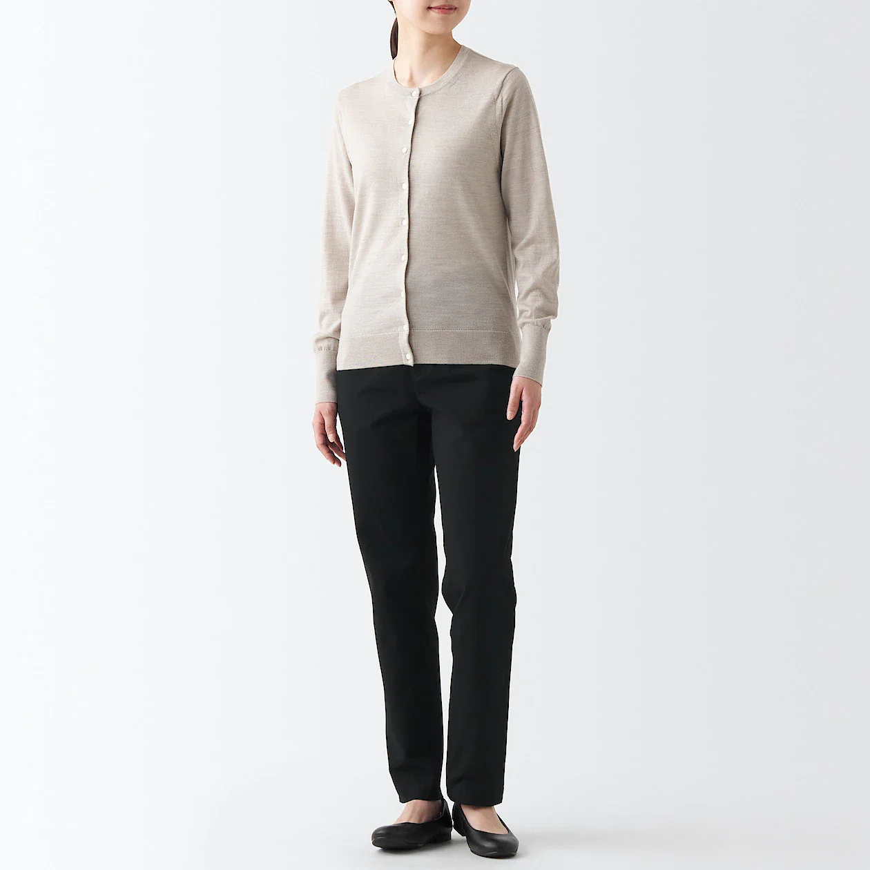 Women's 4-Way Stretch Chino Slim Tapered Pants (L 32inch / 82cm) - Image 37