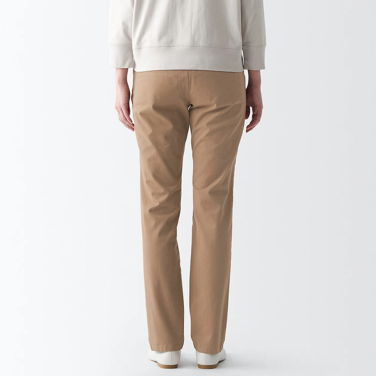 Women's 4-Way Stretch Chino Slim Tapered Pants (L 32inch / 80cm) - Image 16